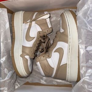 Nike Air Jordan 1 Elevate High White Desert Sneakers